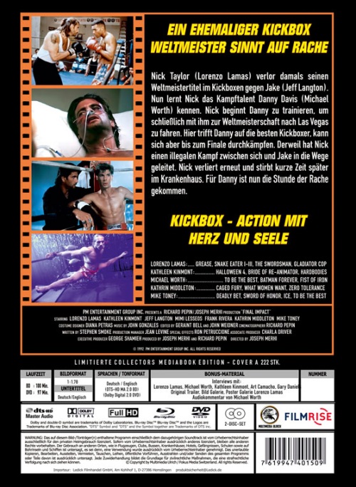 Final Impact - Uncut Mediabook Edition  (DVD+blu-ray) (A)