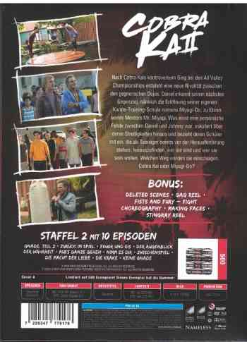 Cobra Kai - Staffel 2 - Limited Mediabook Edition (DVD+blu-ray) (A - Original)