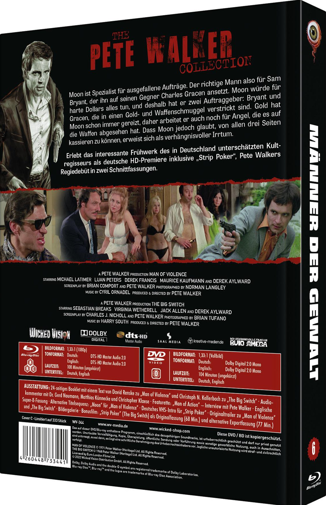 Männer mit Gewalt - Uncut Mediabook Edition (DVD+blu-ray) (C)