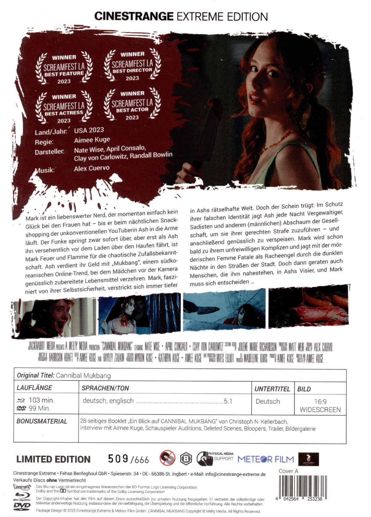 Cannibal Mukbang - Uncut Mediabook Edition  (DVD+blu-ray) (A)