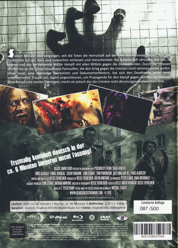 Dead Genesis - Uncut Mediabook Edition (DVD+blu-ray) (A)