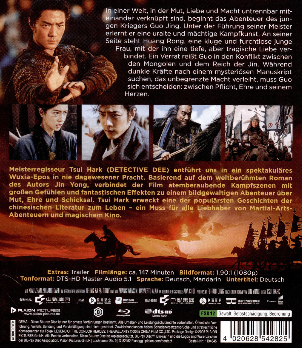 Legend of the Condor Heroes - Die Legende der Adlerkrieger  (Blu-ray Disc)