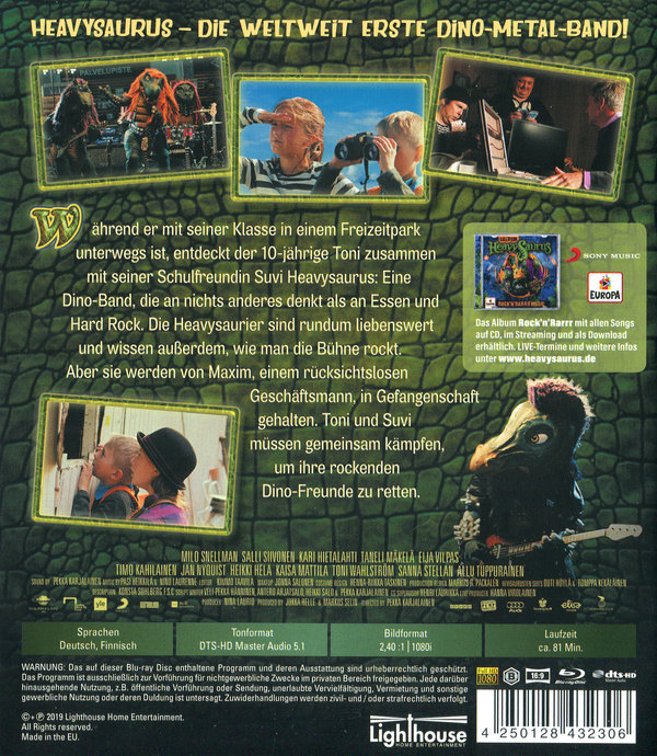 HeavySaurus - Ein rockiges Steinzeit-Abenteuer  (Blu-ray Disc)