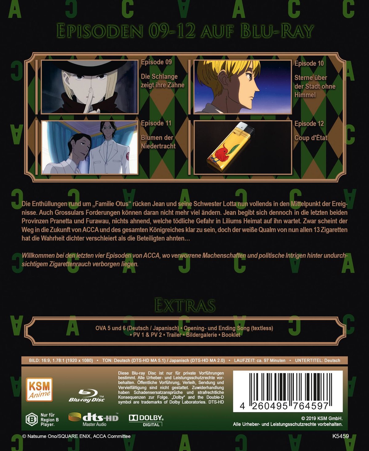 ACCA 13: Territory Inspection Dept. - Volume 3: Episode 09-12  (Blu-ray Disc)