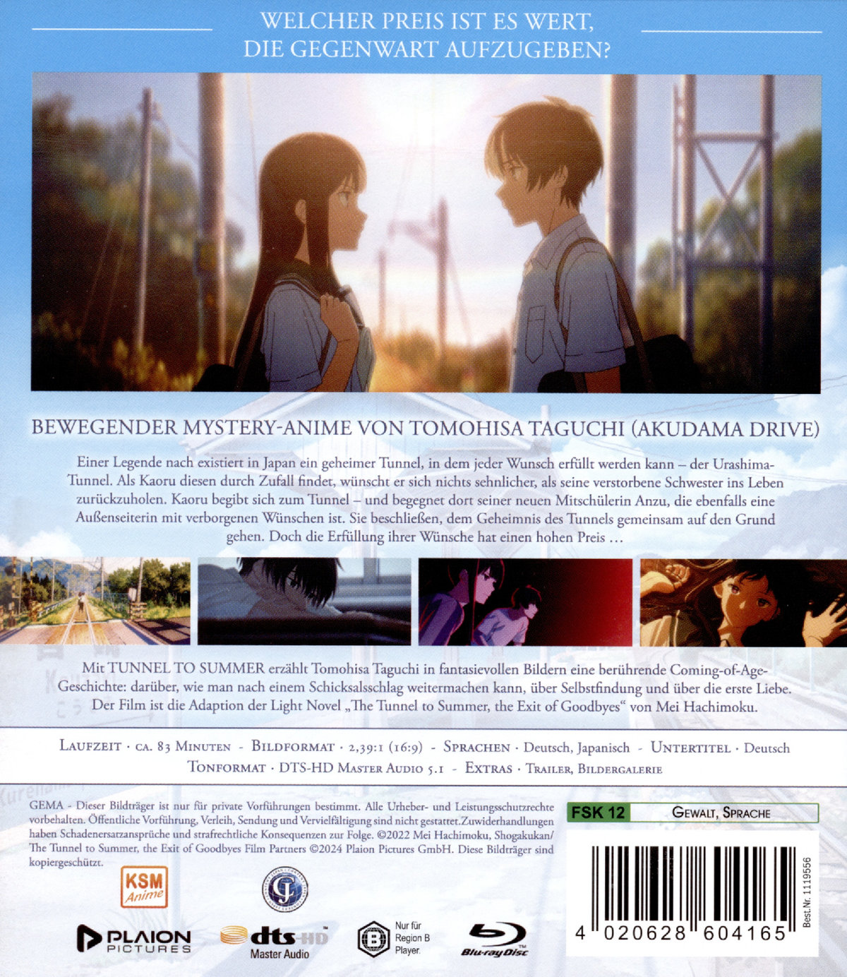 Tunnel to Summer  (Blu-ray Disc)