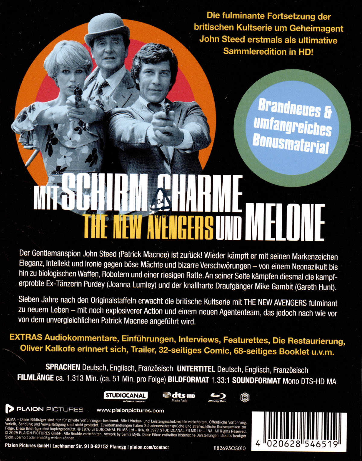 Mit Schirm, Charme und Melone - Die 70er  [10 BRs]  (Blu-ray Disc)