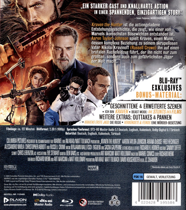 Kraven the Hunter  (Blu-ray Disc)