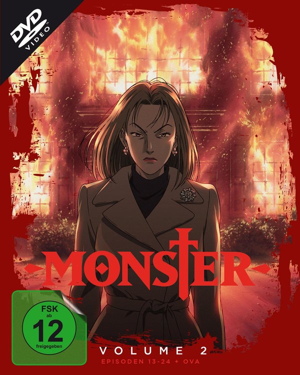 MONSTER - Volume 2 (Ep. 13-24) - Steelbook  [2 DVDs]  (DVD)