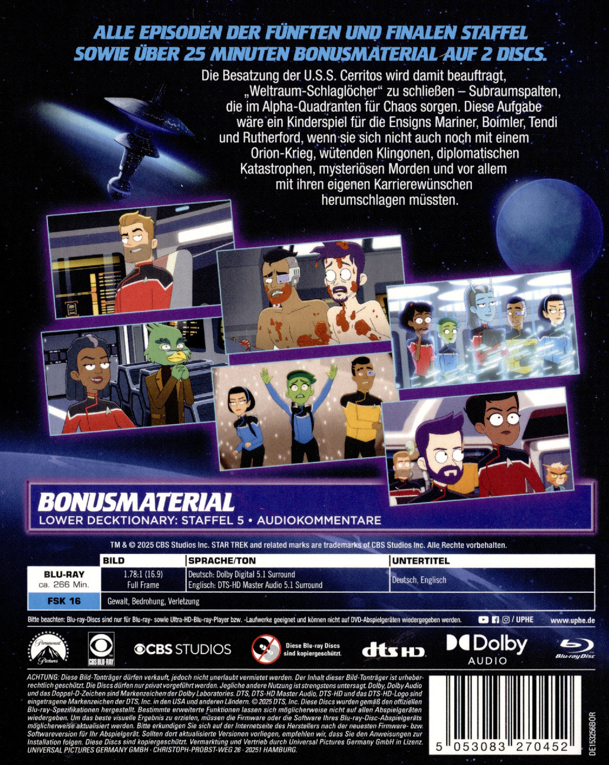 STAR TREK: Lower Decks - Staffel 5  [2 BRs]  (Blu-ray Disc)