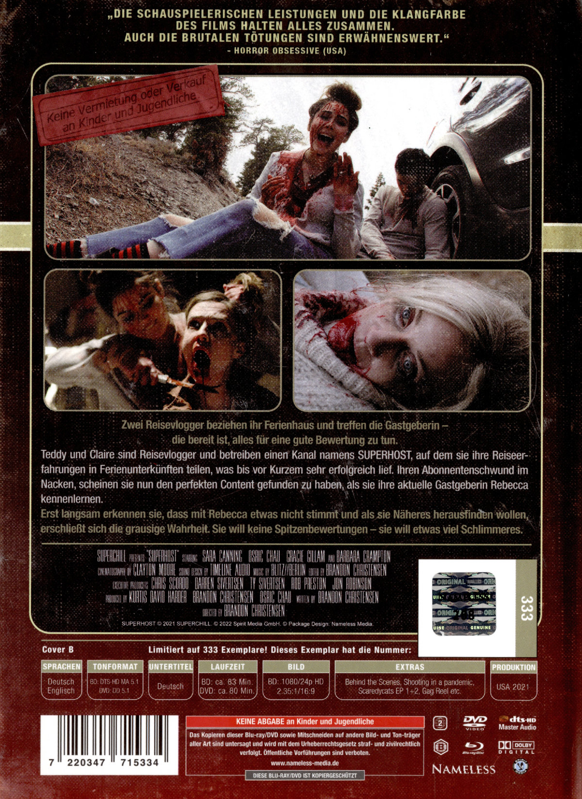 Superhost - Uncut Mediabook Edition (DVD+blu-ray) (B)