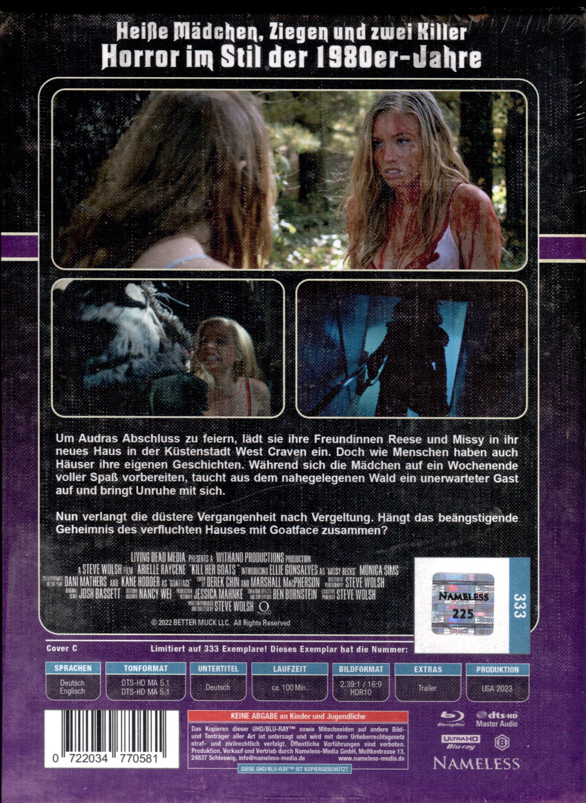 Kill Her Goats - Uncut Mediabook Edition  (4K Ultra HD+blu-ray) (C)