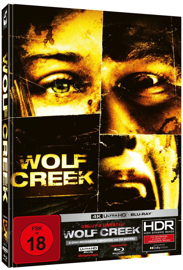 Wolf Creek - Uncut Mediabook Edition  (4K Ultra HD+blu-ray) (B) Wolf Creek - Uncut Mediabook Edition  (4K Ultra HD+blu-ray) (B)