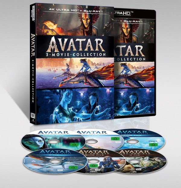 Avatar - 3-Movie Collection  (3 4K Ultra HD) (+ 3 Blu-rays)