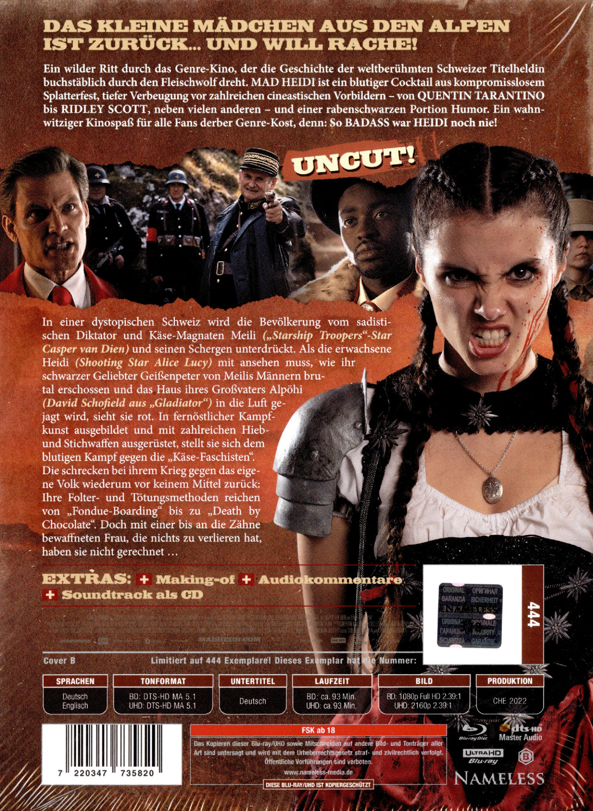 Mad Heidi - Uncut Mediabook Edition (4K Ultra HD+blu-ray) (B)