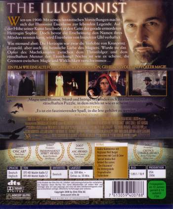 Illusionist, The (blu-ray)
