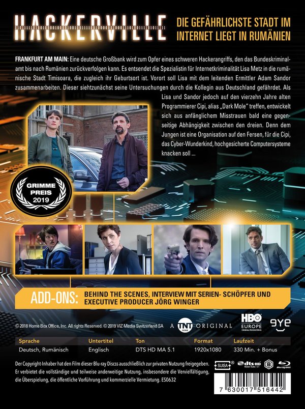 Hackerville - Staffel 1 - Steelbook [2 BRs - deutsche Snychronfasssung]  (Blu-ray Disc)