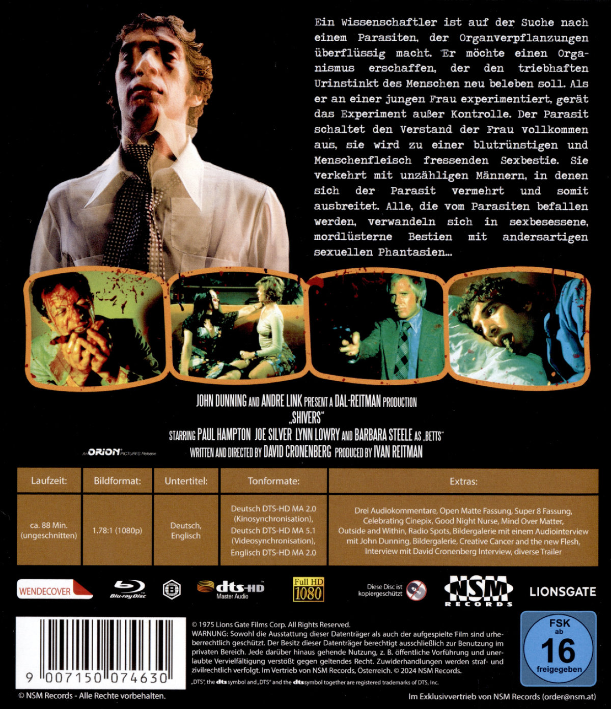 Parasiten-Mörder (Shivers)  (Blu-ray Disc)