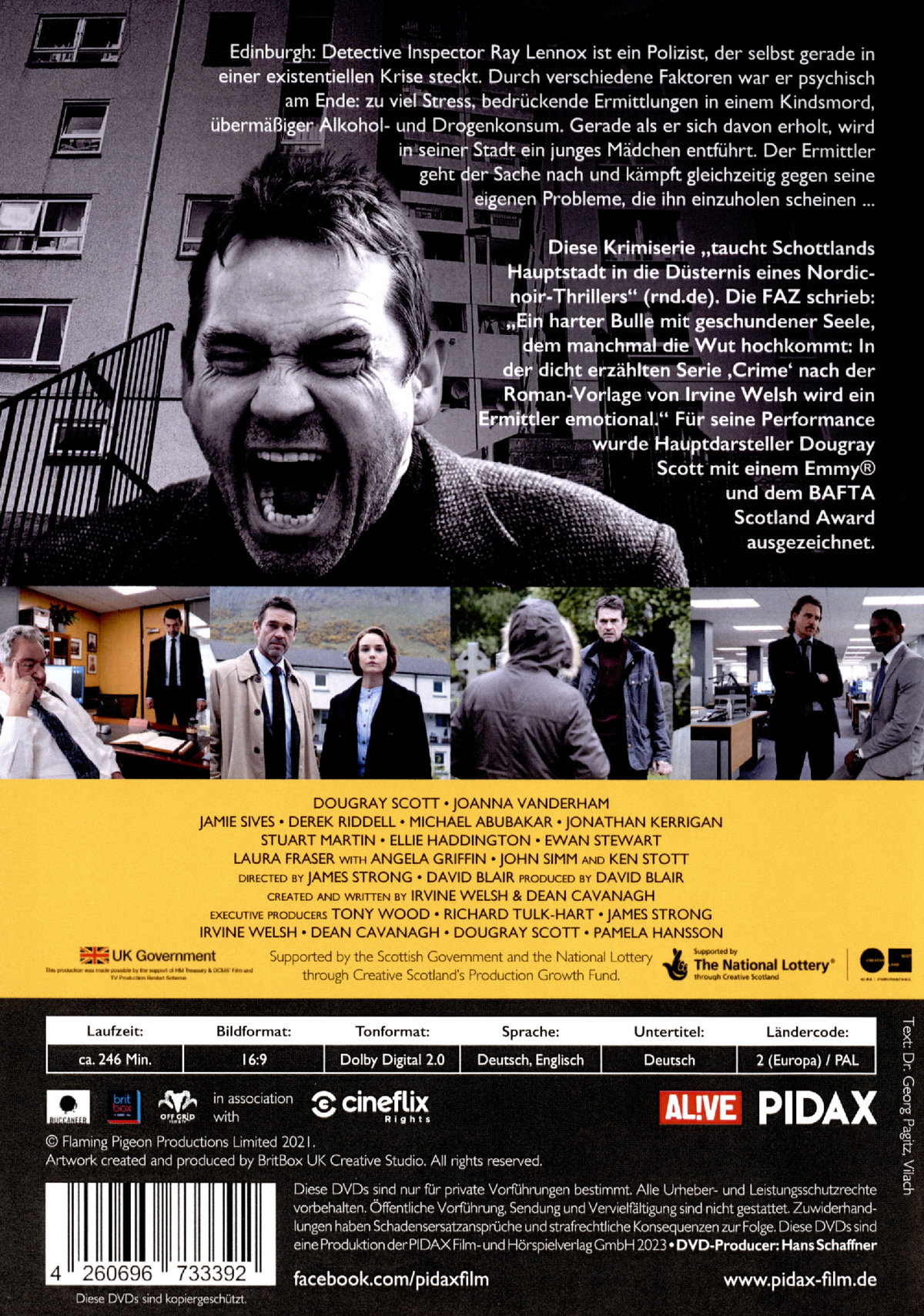 Irvine Welsh’s CRIME, Staffel 1 / Die ersten 6 Folgen der Krimiserie vom Kultautor von TRAINSPOTTING  [2 DVDs]  (DVD)