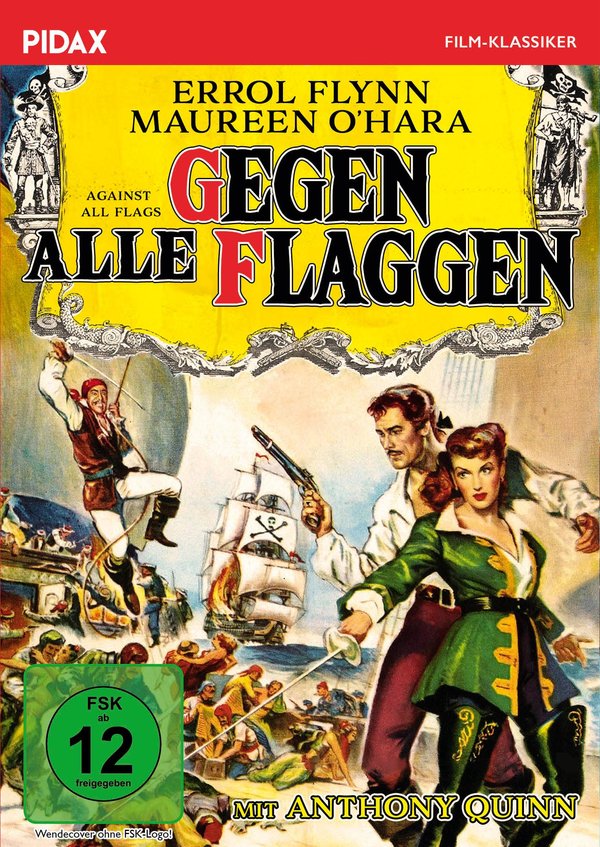 Gegen alle Flaggen (Against All Flags)  / Furioses Piraten-Abenteuer mit Errol Flynn und Anthony Quinn (Pidax Film-Klassiker)  (DVD) Gegen alle Flaggen (Against All Flags)  / Furioses Piraten-Abenteuer mit Errol Flynn und Anthony Quinn (Pidax Film-Klassiker)  (DVD)