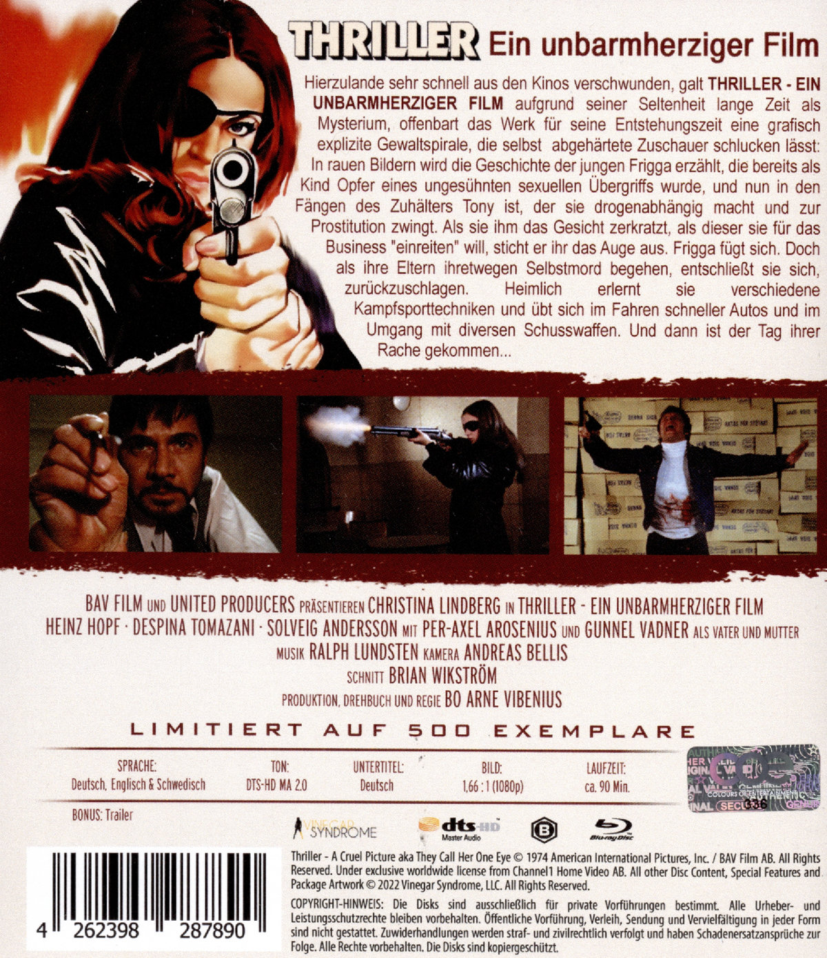 THRILLER - Ein unbarmherziger Film - Festivalfassung  (Blu-ray Disc)