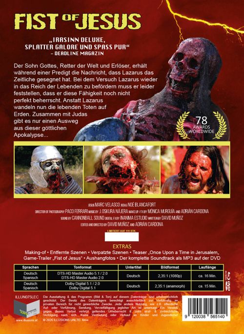 Fist of Jesus - Uncut Mediabook Edition (DVD+blu-ray) (C)