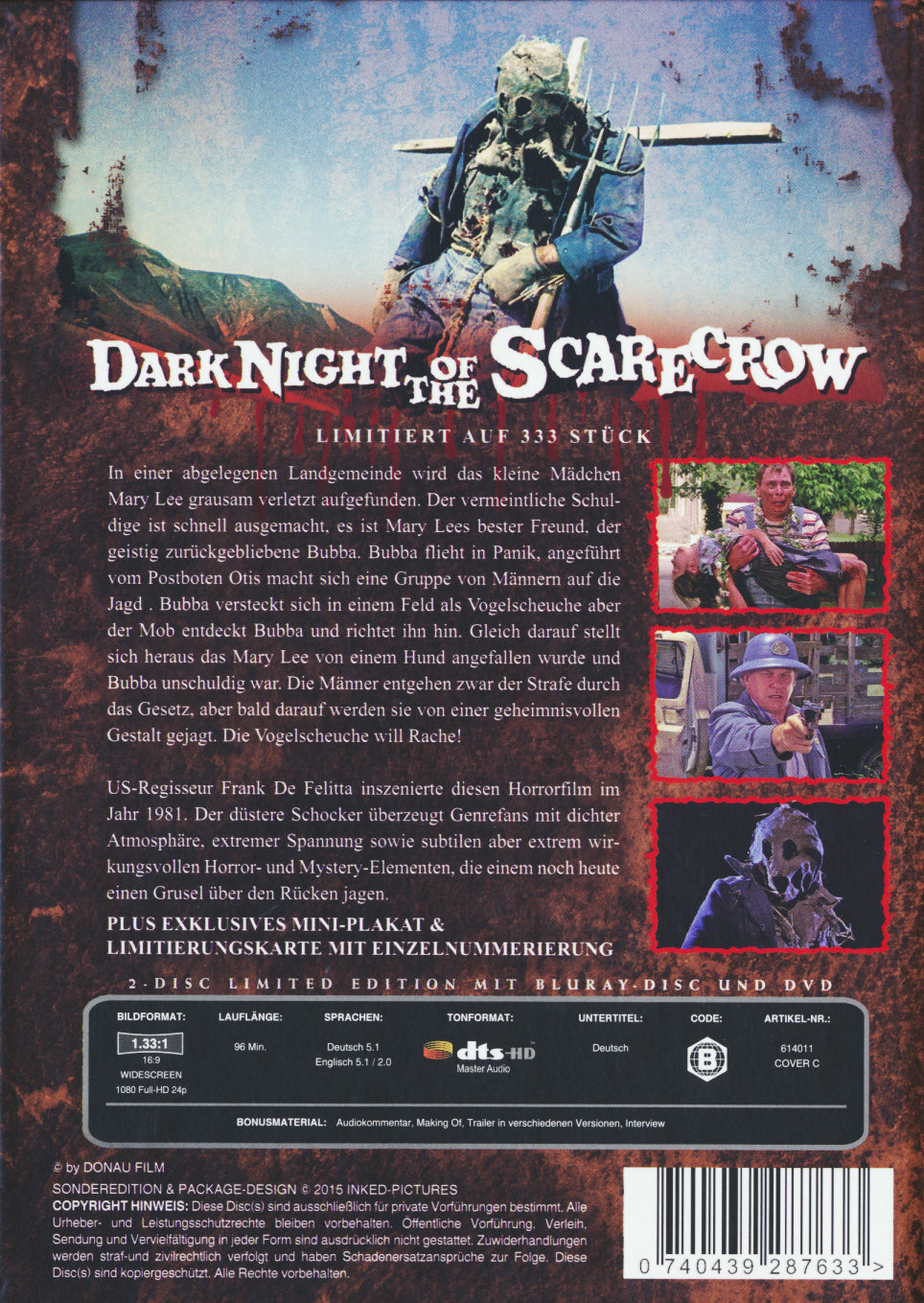 Dark Night of the Scarecrow - Uncut Mediabook Edition (DVD+blu-ray) (C)