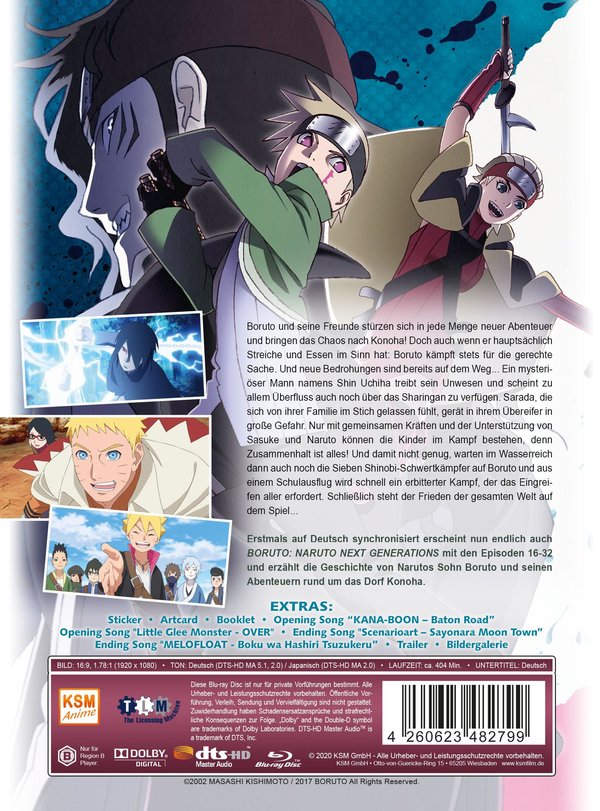 Boruto: Naruto Next Generations - Volume 2 (Episode 16-32) [2 BRs]  (Blu-ray Disc)