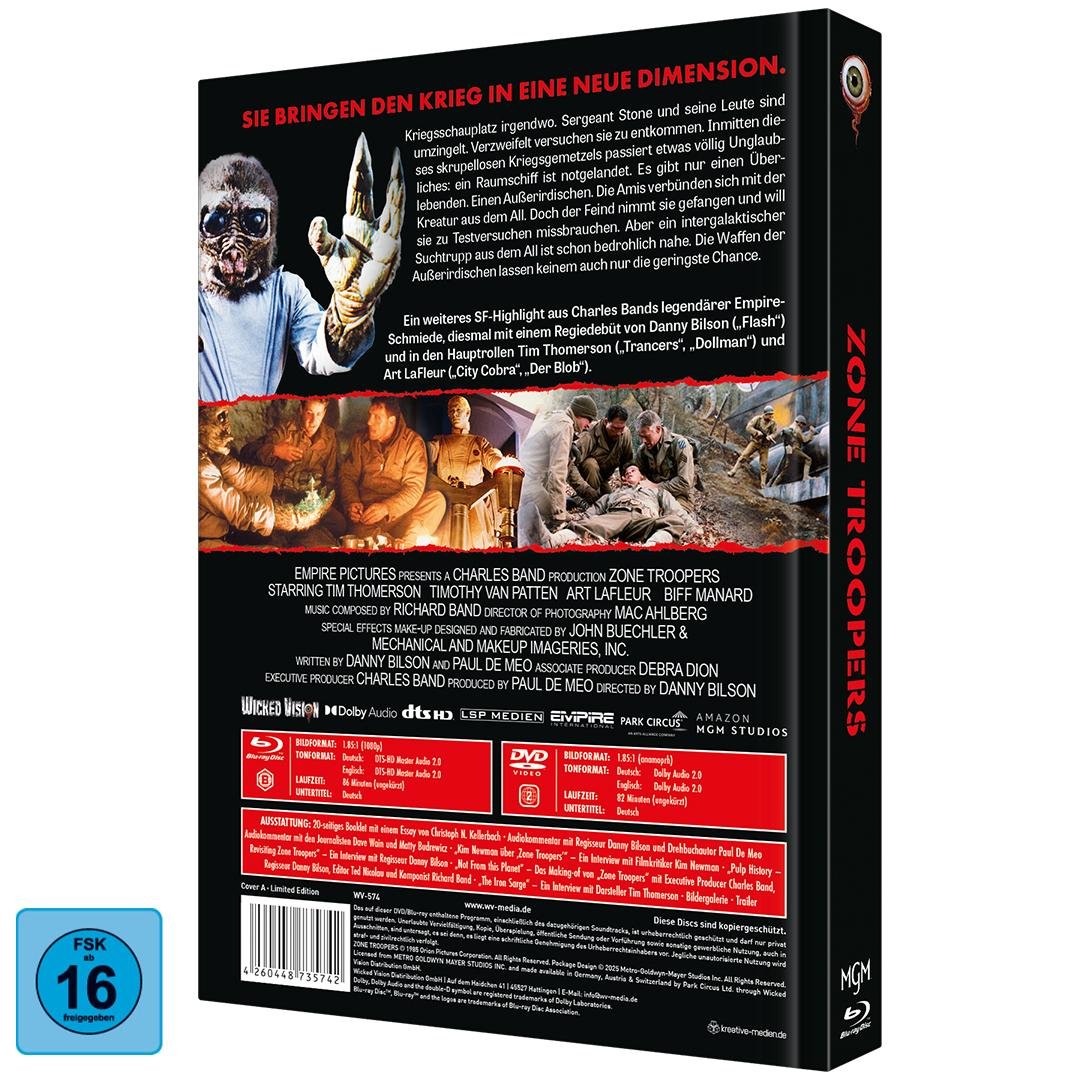 Zone Troopers - Uncut Mediabook Edition  (DVD+blu-ray) (B)