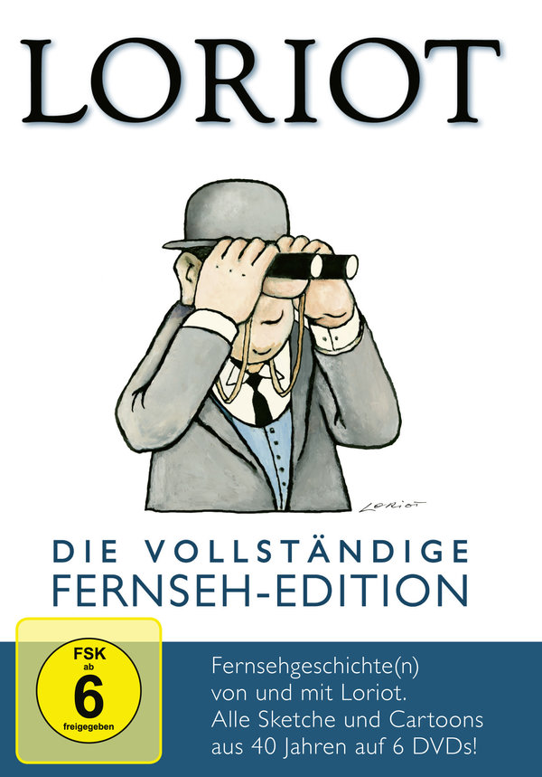 Loriot - Die vollständige Fernseh-Edition  [6 DVDs] (mit Booklet)  (DVD)