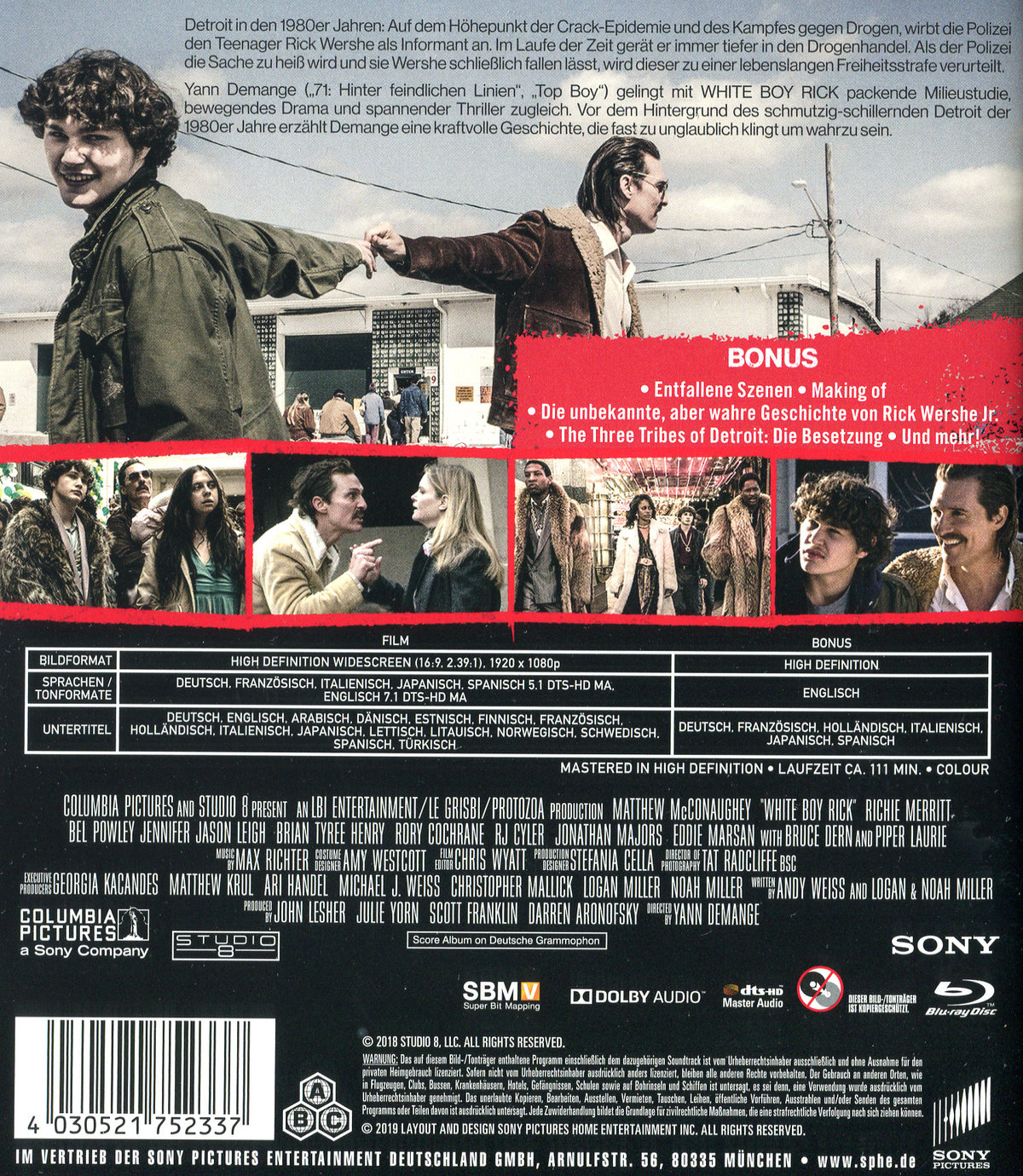 White Boy Rick (blu-ray)