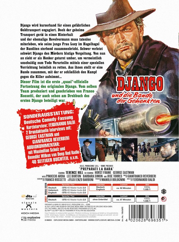 Django und die Bande der Gehenkten - Uncut Mediabook Edition (blu-ray) (A)