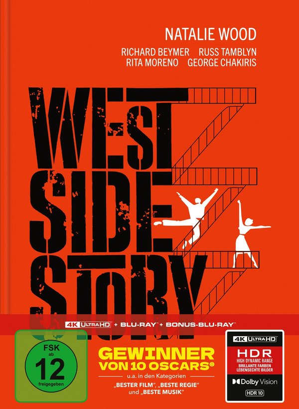 West Side Story - Uncut Mediabook Edition  (4K Ultra HD+blu-ray)