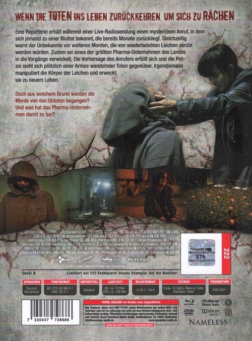 The Cursed: Dead Mans Prey - Uncut Mediabook Edition  (DVD+blu-ray) (B)