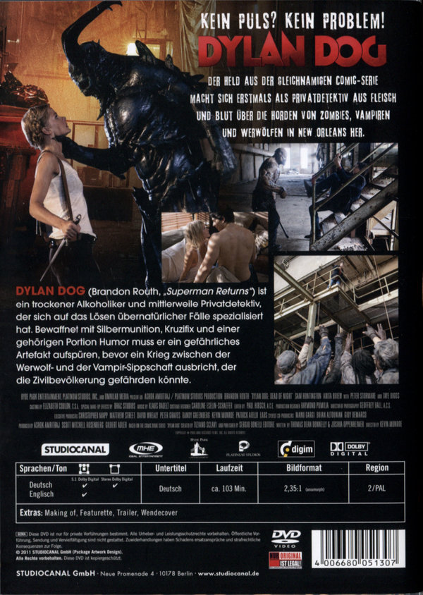 Dylan Dog: Dead of Night (blu-ray)
