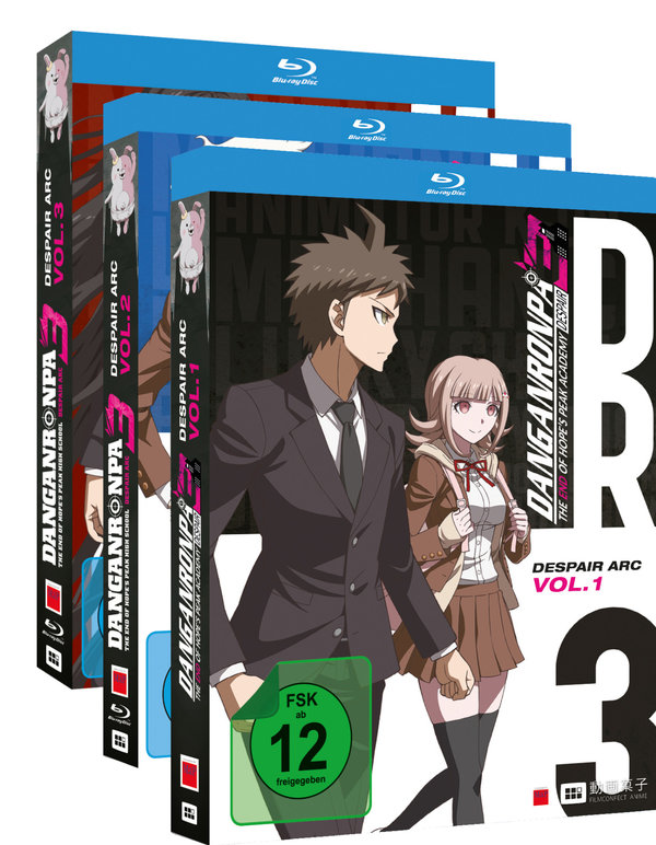 Danganronpa 3: Despair Arc - Gesamtausgabe - Bundle - Vol.1-3 (3 Blu-rays)  (Blu-ray Disc)