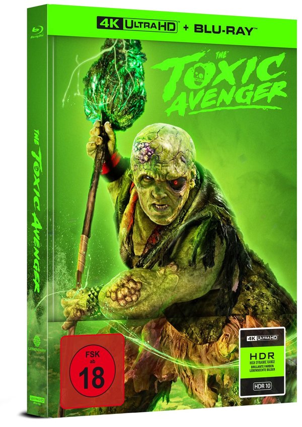 The Toxic Avenger (2023) - Uncut Mediabook Edition  (4K Ultra HD+blu-ray)