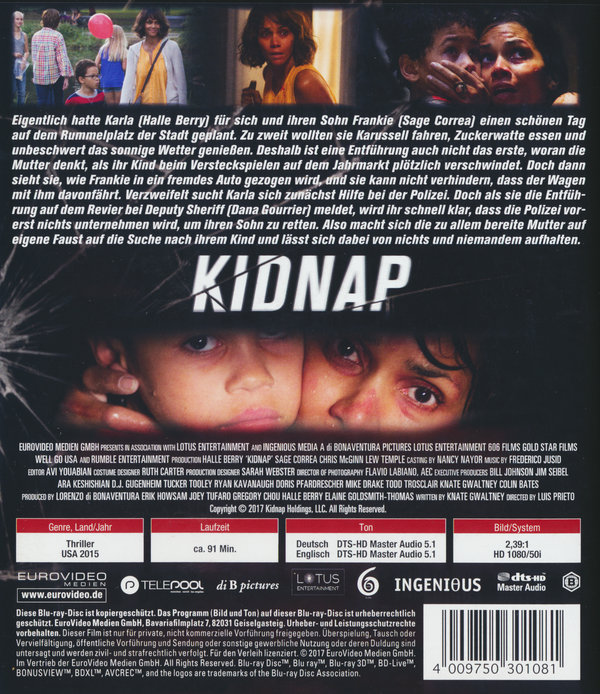 Kidnap (blu-ray)