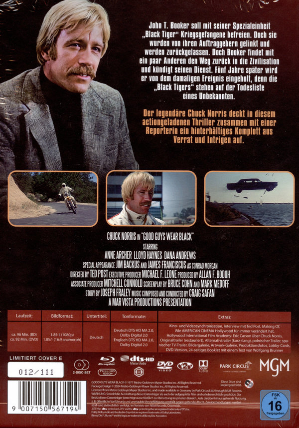 Black Tiger - Uncut Mediabook Edition (DVD+blu-ray) (E) Black Tiger - Uncut Mediabook Edition (DVD+blu-ray) (E)