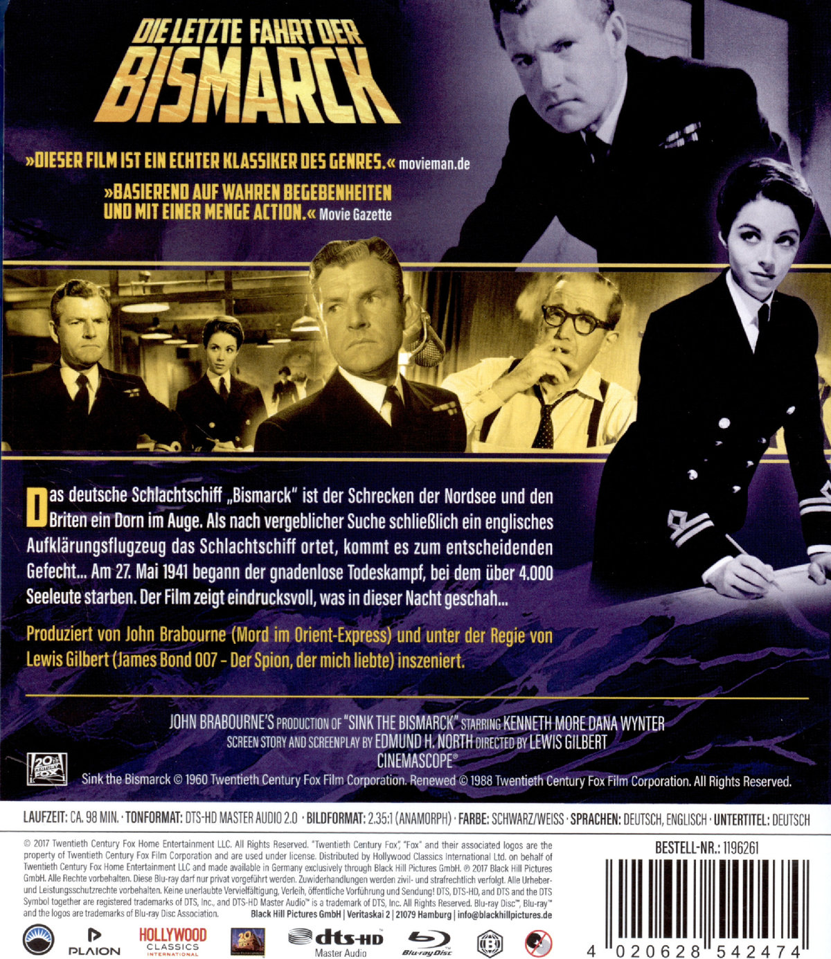Die letzte Fahrt der Bismarck  (Blu-ray Disc)