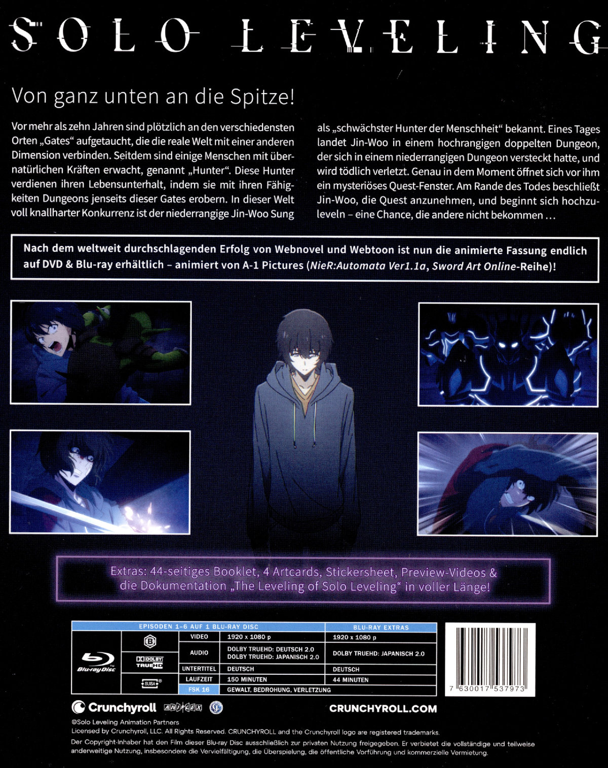 Solo Leveling - Staffel 1 - Vol.1 mit Sammelschuber  (Blu-ray Disc)