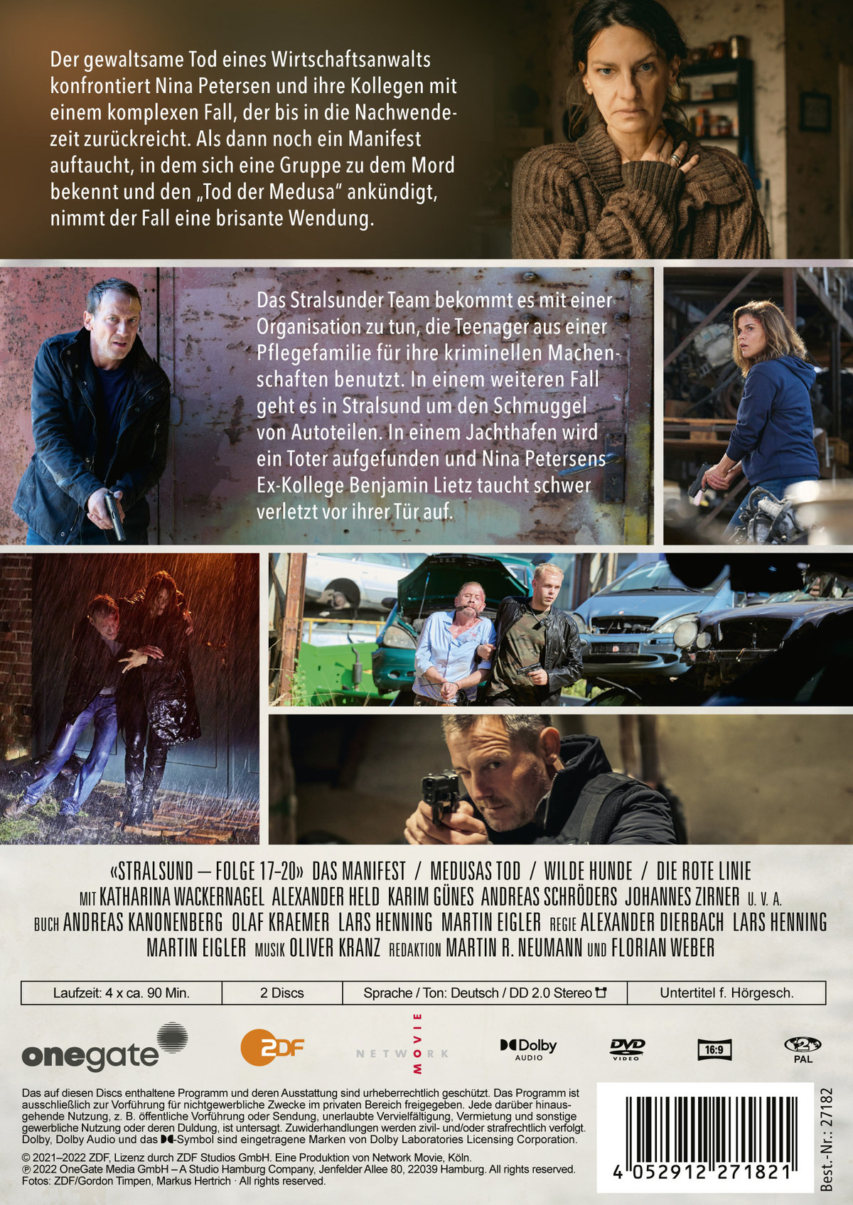 Stralsund - Das Manifest / Medusas Tod / Wilde Hunde / Die rote Linie  [2 DVDs]  (DVD)