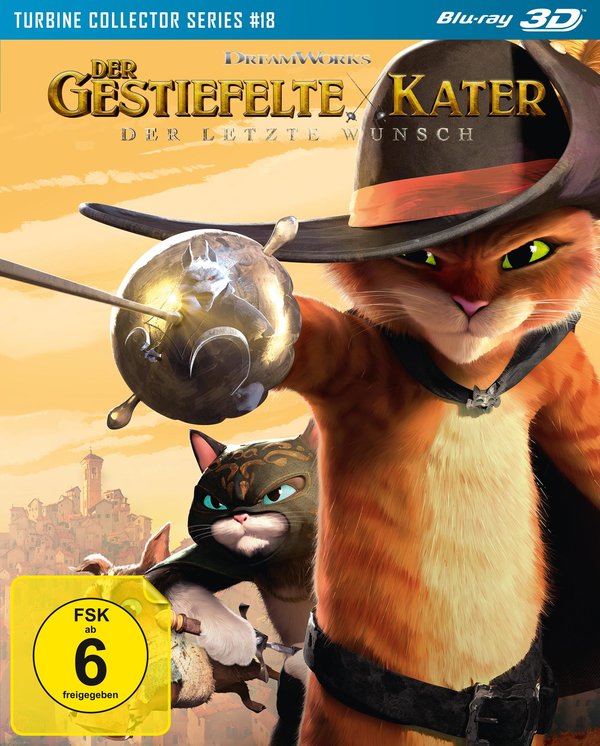 Der gestiefelte Kater: Der letzte Wunsch (Puss in Boots: The Last Wish) - 3D - Turbine Collector Series #18 (Blu-ray 3D)