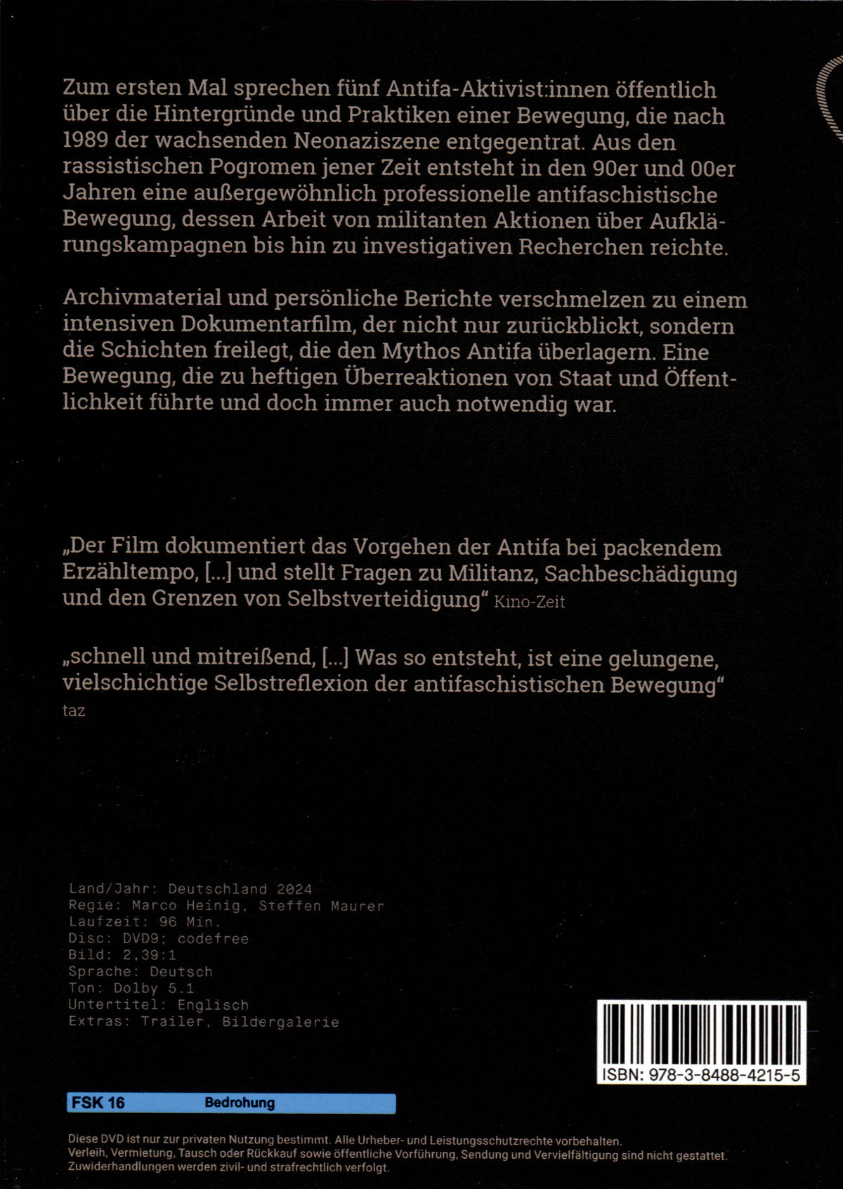 ANTIFA - Schulter an Schulter, wo der Staat versagte  (DVD)