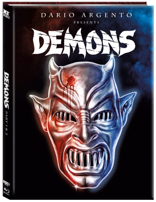 Demons 1+2 - Double Feature - Uncut Mediabook Edition (4K Ultra HD+blu-ray) (Cover 1)