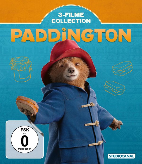 Paddington - 3 Filme Collection  [3 BRs]  (Blu-ray Disc)