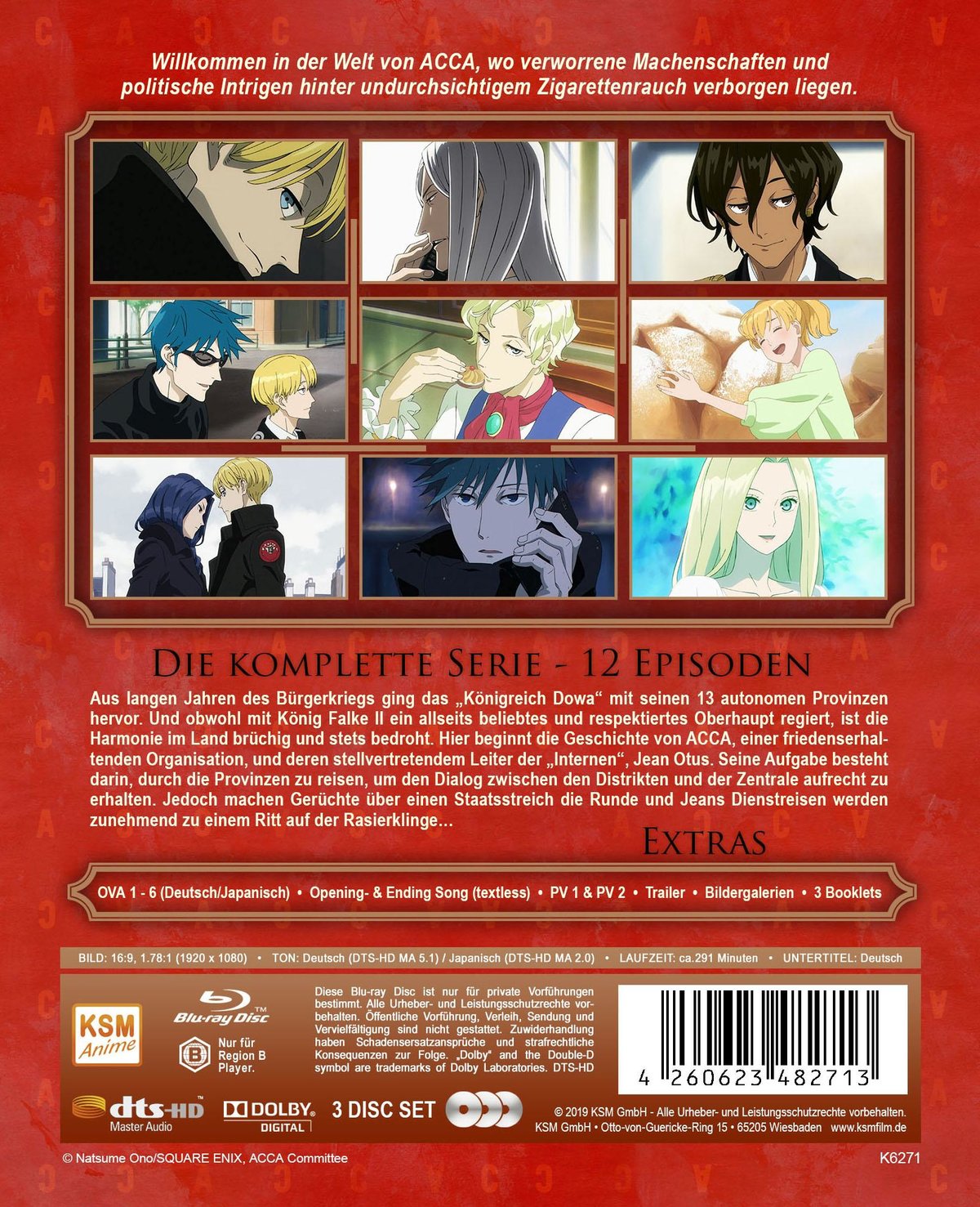 ACCA - Gesamtedition Episode 01-12  (3 BRs]  (Blu-ray Disc)
