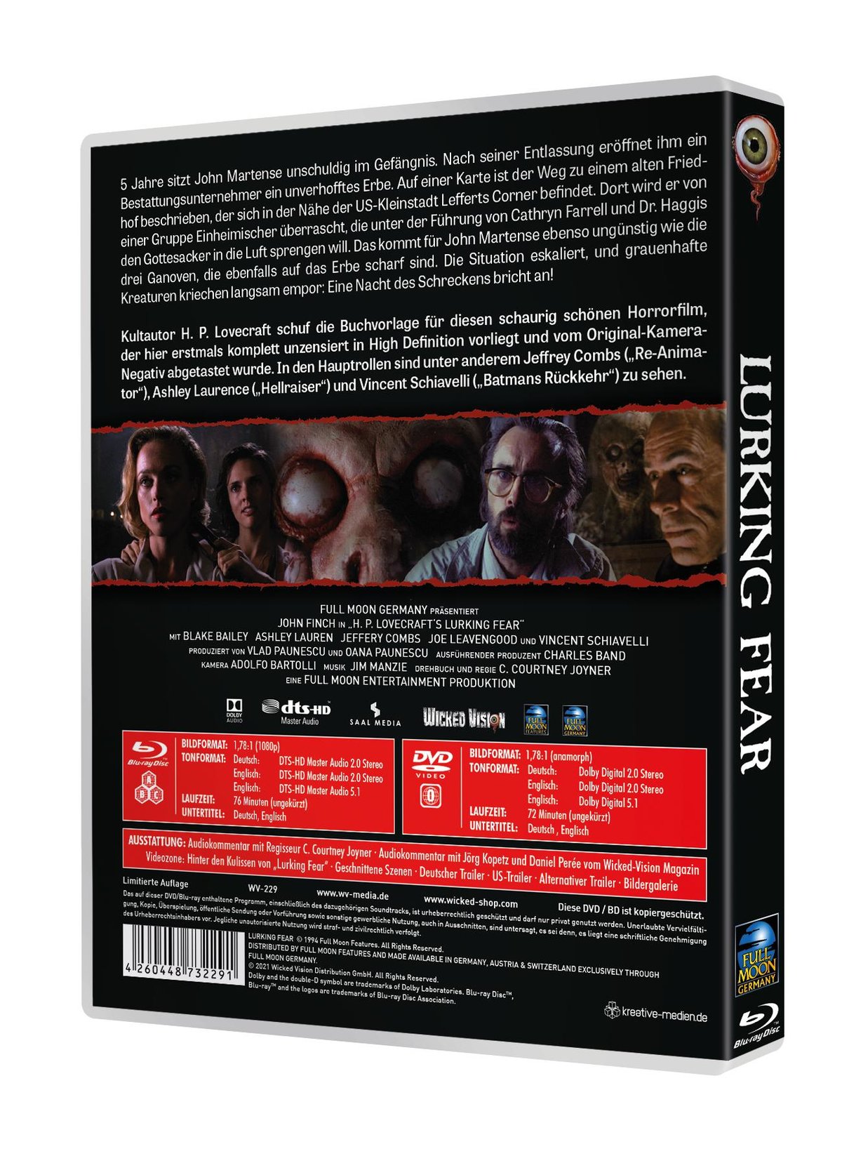Lurking Fear - H.P. Lovecraft - Uncut Edition (DVD+blu-ray)