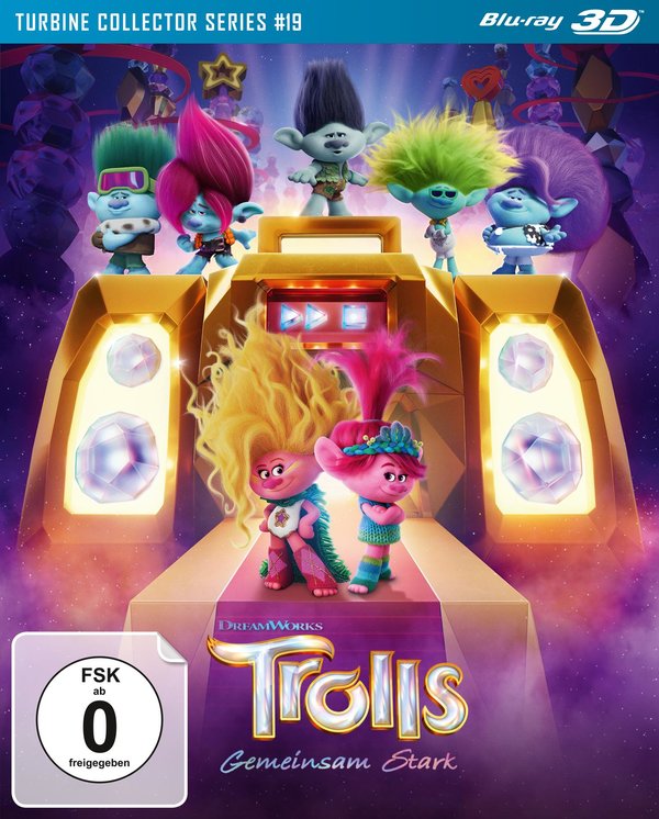 Trolls - Gemeinsam Stark (Trolls Band Together) - 3D - Turbine Collector Series #19  (Blu-ray 3D)