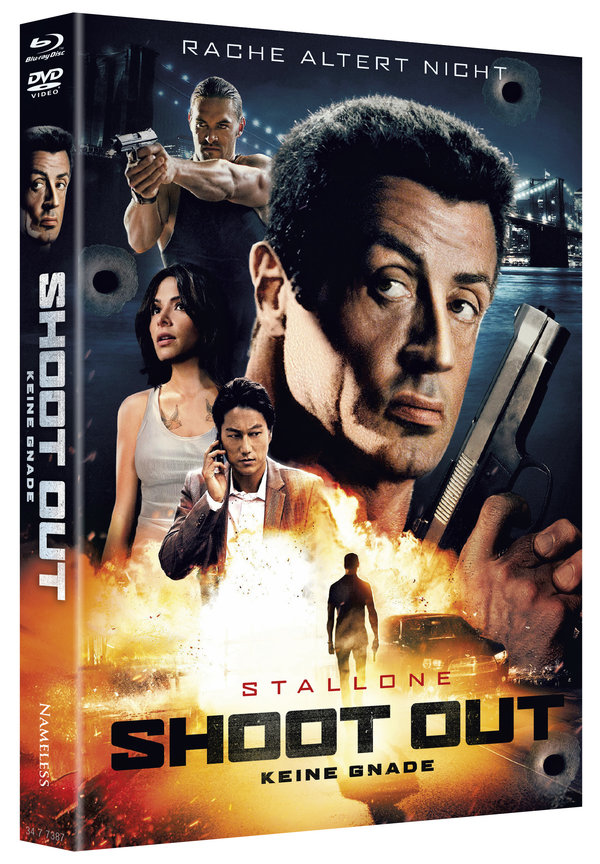 Shootout - Keine Gnade - Uncut Mediabook Edition  (DVD+blu-ray) (B)