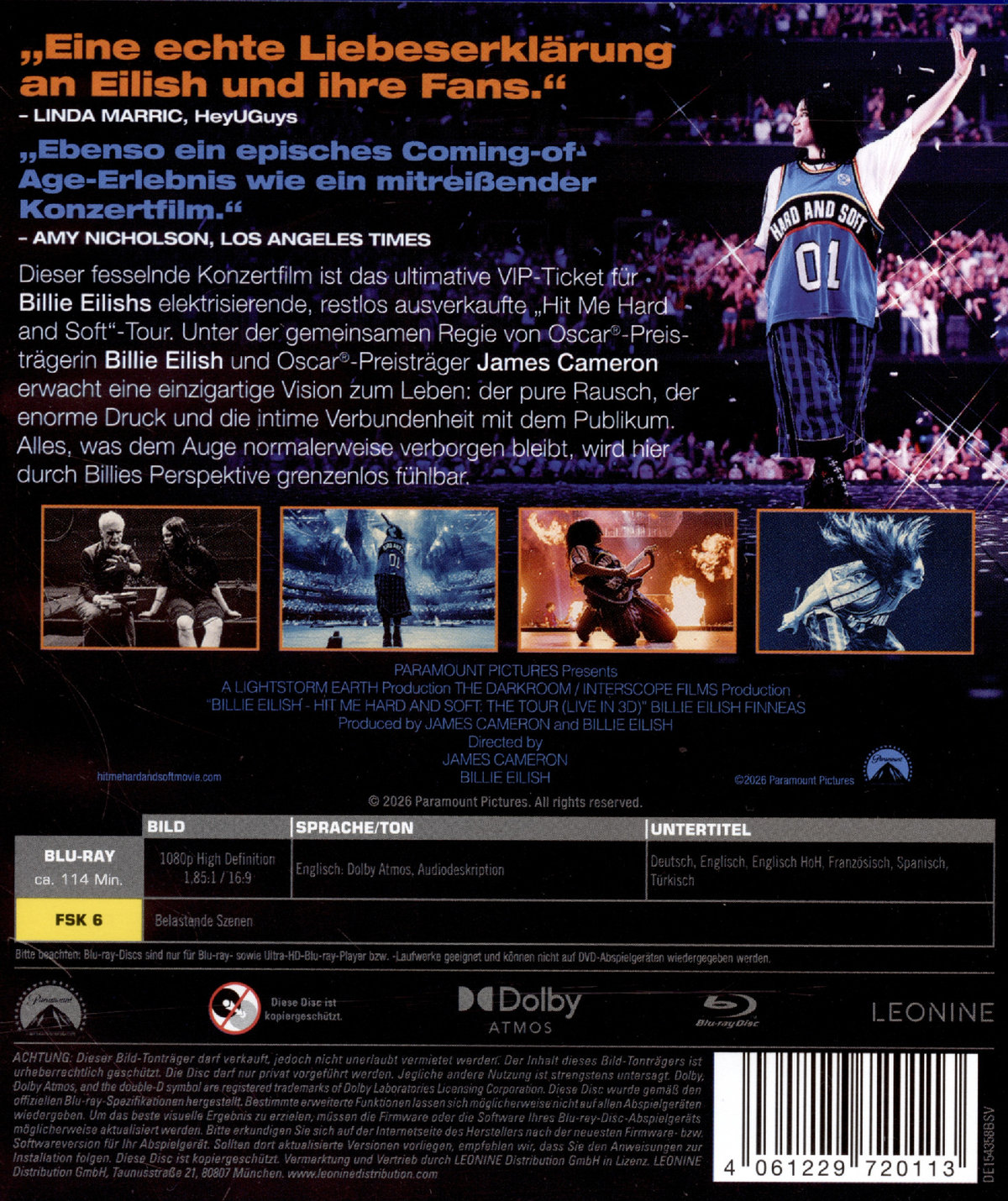Billie Eilish - Hit Me Hard and Soft: The Tour  (Blu-ray Disc)